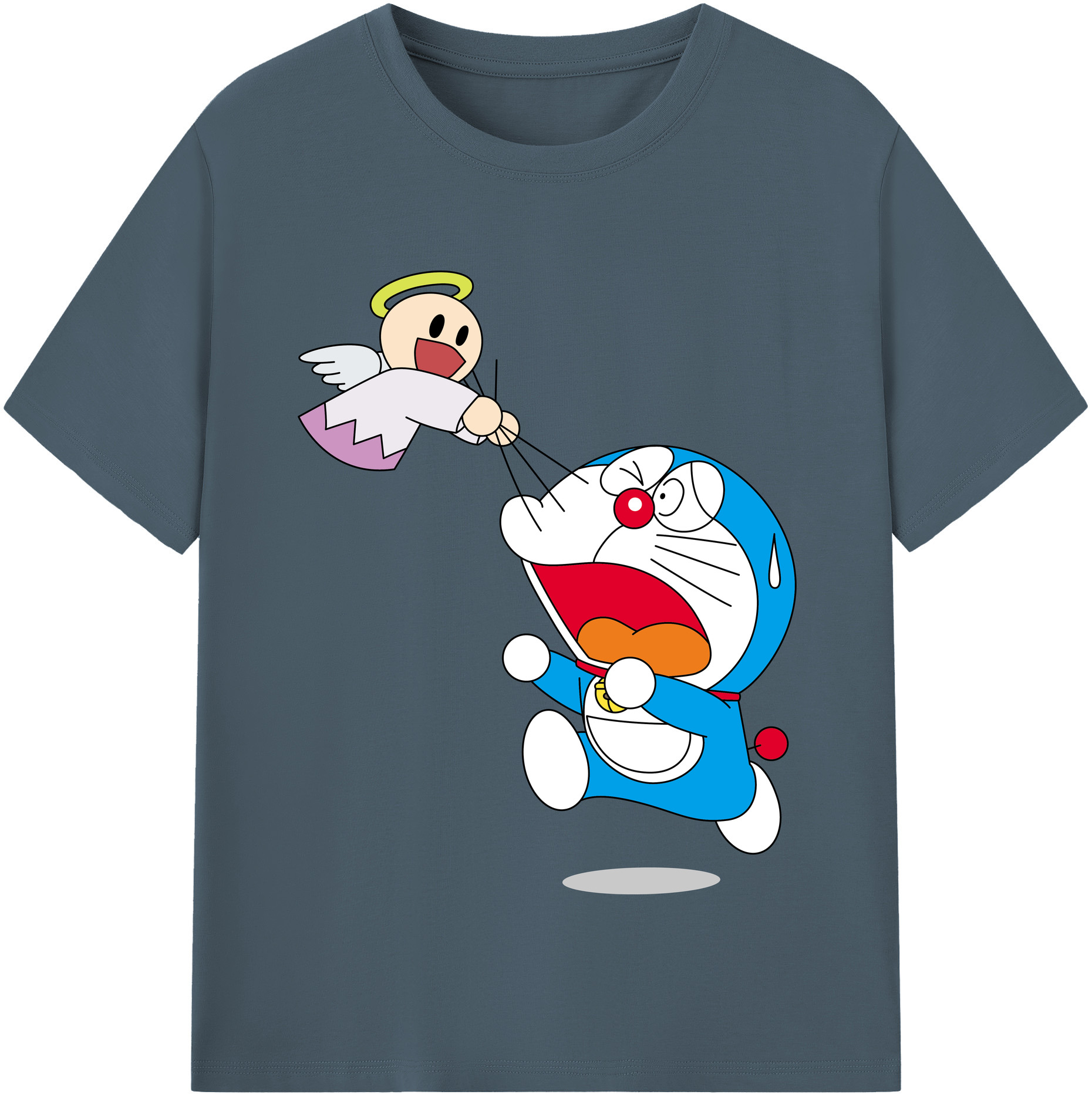 （画像用） ドラえもん Doraemon 綿100％半袖Tシャツ（フロントプリント）